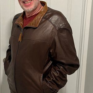 Lost It Now You Can Find IT --- Lone Pine Men's Leather Jacket
